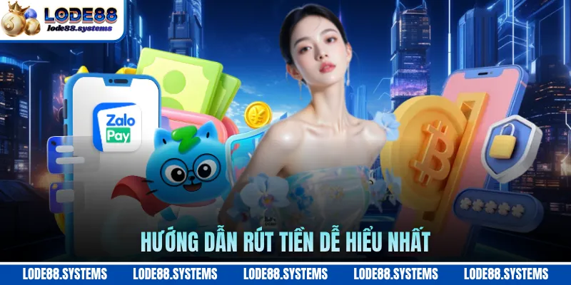 Rút Tiền LODE88 - Quy Trình Chi Tiết Dễ Dàng Chỉ 1 Bước 1 Hướng dẫn rút tiền dễ hiểu nhất
