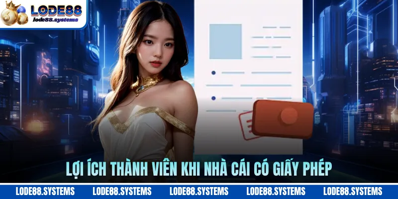 Giấy Phép Hoạt Động 3 Lợi ích thành viên khi nhà cái có giấy phép